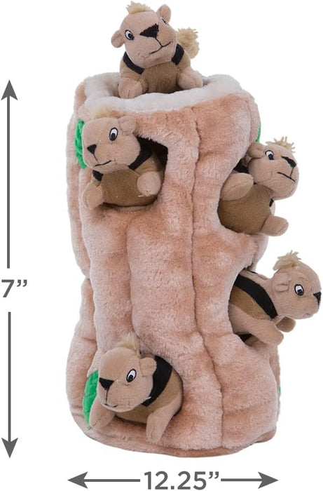 Outward Hound Hide A Squirrel Plush Dog Toy Puzzle