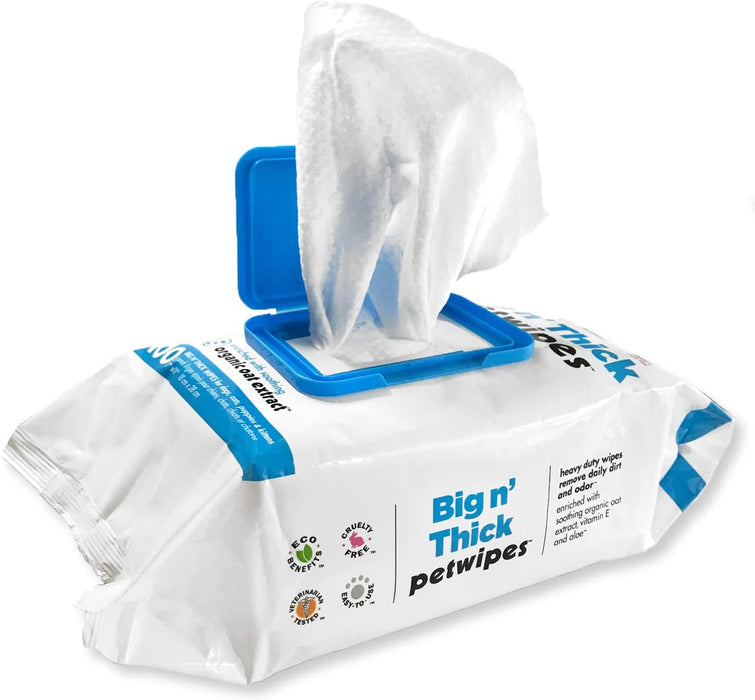 Petkin Big N' Thick Petwipes