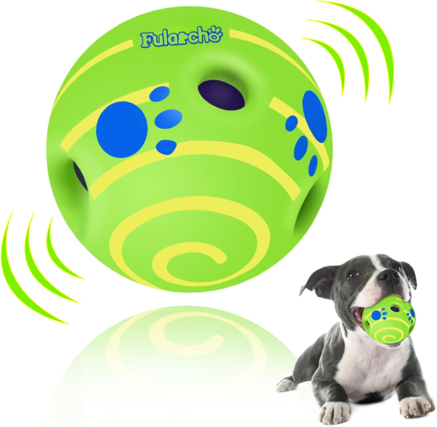 Wobble Giggle Ball for Dogs, Interactive Dog Toys