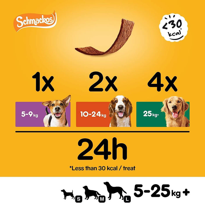 Pedigree Schmackos - Dog Treats Meat Variety