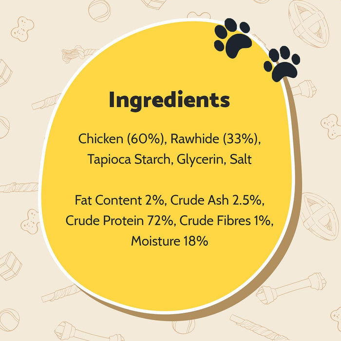 Good Boy Dog Treats Chewy Twisters with Real Chicken