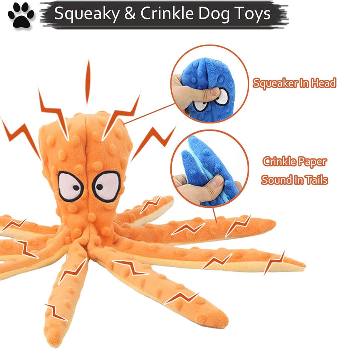 Plush Octopus Dog Toys