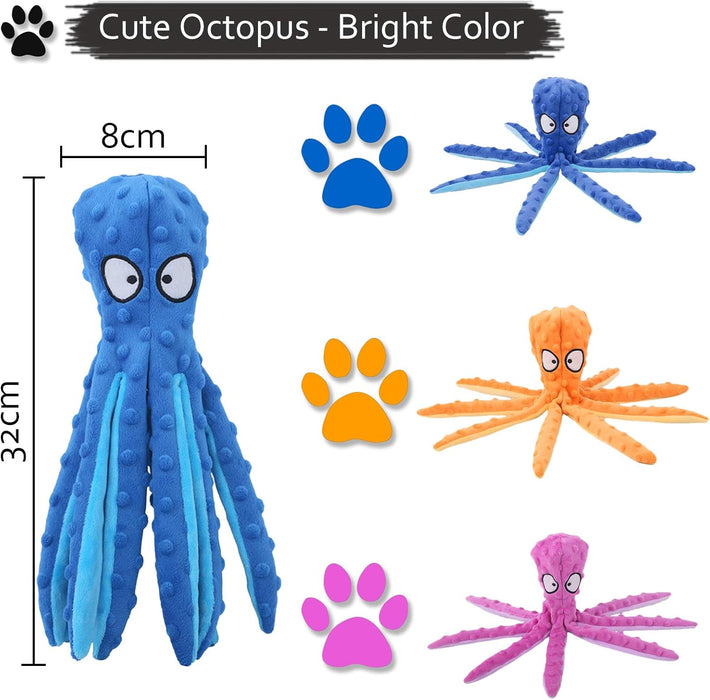 Plush Octopus Dog Toys