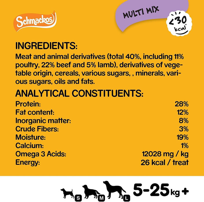 Pedigree Schmackos - Dog Treats Meat Variety