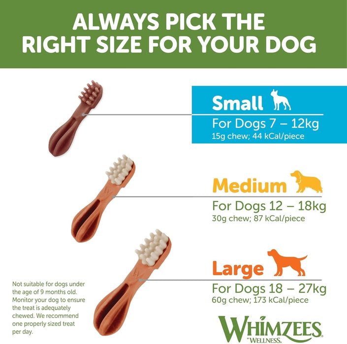 Whimzees Natural Dental Dog Chew Long lasting