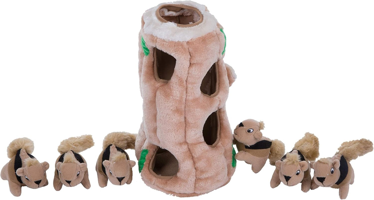 Outward Hound Hide A Squirrel Plush Dog Toy Puzzle