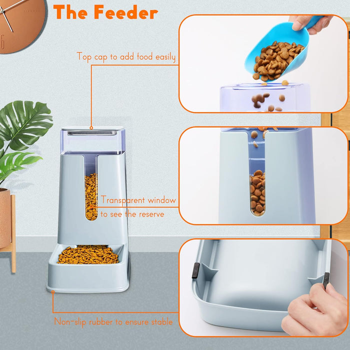 Automatic Cat Feeder and Water Dispenser