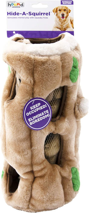Outward Hound Hide A Squirrel Plush Dog Toy Puzzle